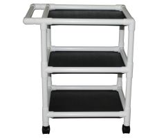 Utility Cart Pvc Small 3 Shelf Lumex