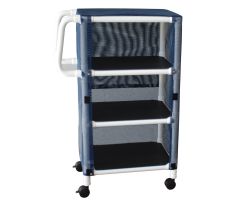 Linen Cart Pvc Small 3 Shelf Lumex
