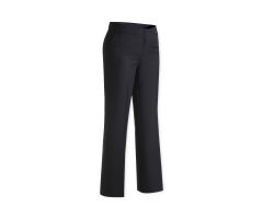 Women's Synergy Washable Flat-Front Pants, Navy, Size 8, 33" Inseam