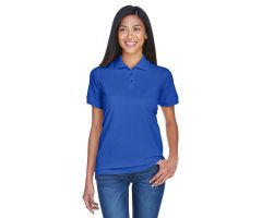100% Cotton Polo Shirt, Women's, Royal Blue, Size S