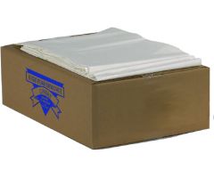 Trash Bag Tuff 45 gal. White LLDPE 0.75 Mil. 40 X 46 Inch X-Seal Bottom Flat Pack
