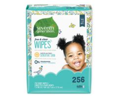 Free & Clear Baby Wipes, Refill, Unscented, White, 256/Pack