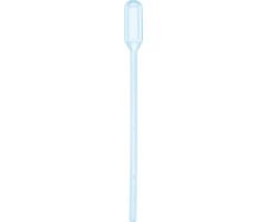 Transfer pipette, 1 ml, (LxW): 115 x 10 mm, LD-PE, transparent