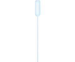 Transfer pipette, 3.5 ml, (LxW): 155 x 12.5 mm, LD-PE, transparent 86.1173.300