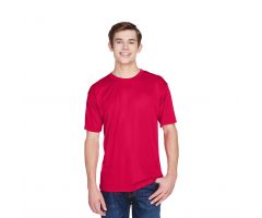 100% Polyester Cool and Dry Basic Performance T-Shirt, Men's, Red, Size L