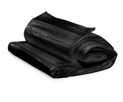 Trash Bag Colonial Bag 60 gal. Black LLDPE 1.35 Mil. 38 X 58 Inch X-Seal Bottom Flat Pack
