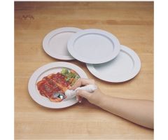 Plate Inner Lip Sandstone Reusable Plastic 9 Inch Diameter 865721