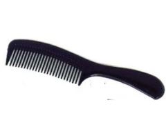 Comb Dawn Mist 7 Inch Black Plastic, 867952CS