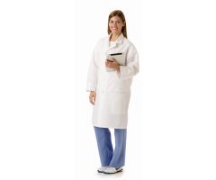 Unisex SilverTouch Staff Length Lab Coats 87052STIPL