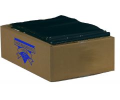 Trash Bag Colonial Bag 20 to 30 gal. Black LLDPE 1.00 Mil. 30 X 36 Inch X-Seal Bottom Flat Pack