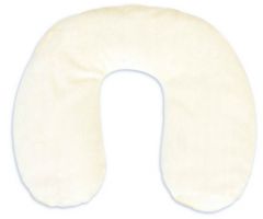 Crescent Neck Pillow Bed Buddy 11.25 X 13.25 X 1 Inch White Reusable