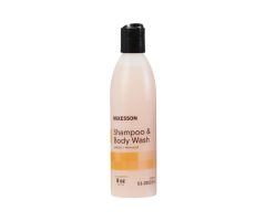 Shampoo and Body Wash  8 oz. Flip Top Bottle Apricot Scent, 877031CS