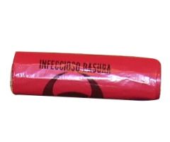 Infectious Waste Bag Colonial Bag 10 gal. Red LLDPE 24 X 24 Inch