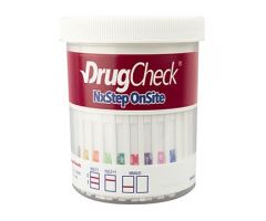 Drugs of Abuse Test DrugCheck NxStep OnSite 11-Drug Panel AMP, BAR, BUP, BZO, COC, mAMP/MET, MTD, OPI300, OXY, PCP, THC Urine Sample 25 Tests