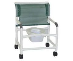 Shower Chr Pvc Cmd 26" Ins Wth With Fr
