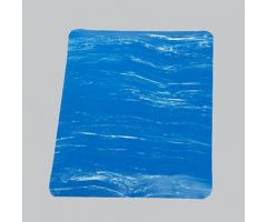 Anti-Fatigue Floor Mat Health Care Logistics 2 X 3 Foot Blue Vinyl / Nitrile Infused Sponge
