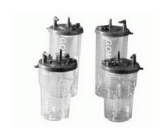 Disposable Suction Canister with Stem Inlet and Hydro-filter 1100mL