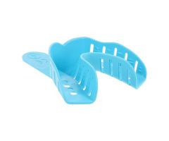 Disposable Double Arch Impression Tray Perforated 4 Medium Lower 12/Pk