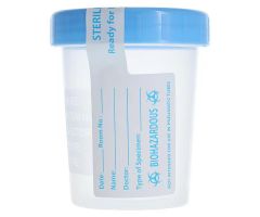Specimen Container 4oz Sterile Bulk 100/Ca