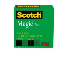 Scotch Magic 810 Tape 3/4 in x 1296 in 1/PK