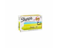 Sharpie Accent Highlighters Fluorescent Yellow 12/Pk