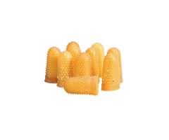 Swingline Rubber Fingertips #11.5 5/8 in Dia Amber 12/Box 12/Pk