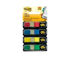 Flags 3/8 in x 1.7 in Standard Colors 35 Flags/Pad 4/Pack 4/Pk