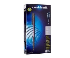 uni-ball Onx Rollerball Pn Fn .7mm Blk 12/Pk 12/Pk