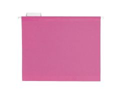 Hanging Folder Letter Size Pink 25/Pack 25/Bx