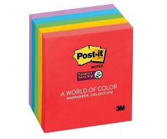 3"x3" Sticky Note Marrakesh 90 Sheets/Pad 5/Pk