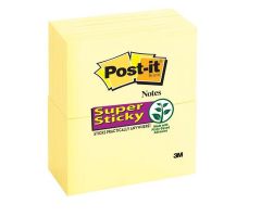 3 in x 5 in Super Sticky Notes 90 Sheets/Pad 12/Pack 12/Pk