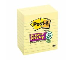 4 in x 4 in Sticky Lined Note 90 Sheets/Pad 6/Pack 6/Pk