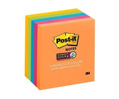 3 in x 3 in Sticky Note Rio De Janeiro 90 Sheets/Pad 5/Pk