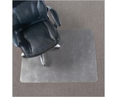 Economy Chair Mat Thin Commercial-Grade Carpets Rectangular Clear 40x60 Ea