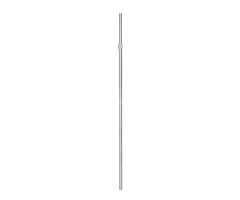 Cleanroom Telescopic Mop Handle Contec QuickConnect 50 to 92 Inch Length Aluminum Silver Push Button Connection