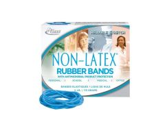 Alliance Latex-Free Antimicrobial Rubber Bands #19 Cyan Blue 40/Pk