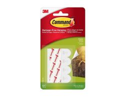 3M Command Damage-Free Poster Strips 12/Pack 12/Pk