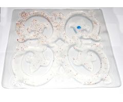 Light Box Quad Spade Gel Pad - Clear