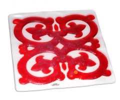 Light Box Quad Spade Gel Pad - Red