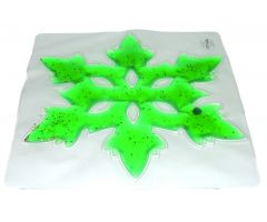 Light Box 6 Spoke Snow Flake Gel Pads - Green