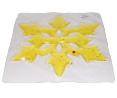 Light Box 6 Spoke Snow Flake Gel Pads - Yellow