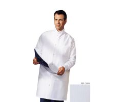 Unisex Barrier Lab Coat, White Pinstripe, Size 3XL