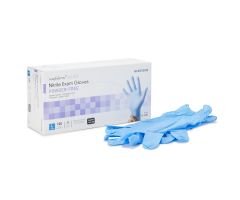 Exam Glove  Confiderm 6.5CX Large NonSterile Nitrile Extended Cuff Length Textured Fingertips Blue Chemo Tested