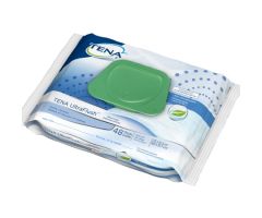 Flushable Personal Wipe TENA UltraFlush Soft Pack Aloe Vitamin E Chamomile Scented  Count
