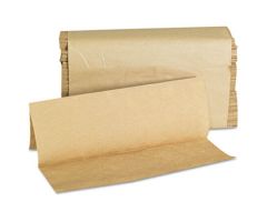 Folded Paper Towels, Multifold, 9 x 9 9/20, Natural, 250 Towels/PK, 16 Packs/CT