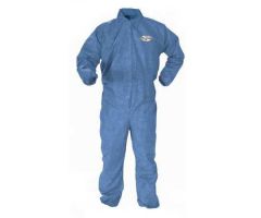 Coverall with Hood and Boot Covers KleenGuard  A60 Medium Blue Disposable NonSterile