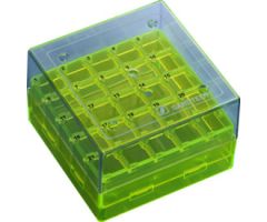 CRYO BOX,25 TUBES,YELLOW