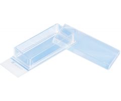 x-well cell culture chamber, 1 well, on glass slide, removable frame