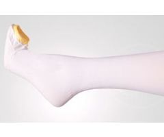 Anti embolism Stocking LifeSPAN Knee High X Large  Long White Inspection Toe

