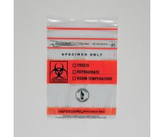 Biohazard Specimen Bags, 8 x 10